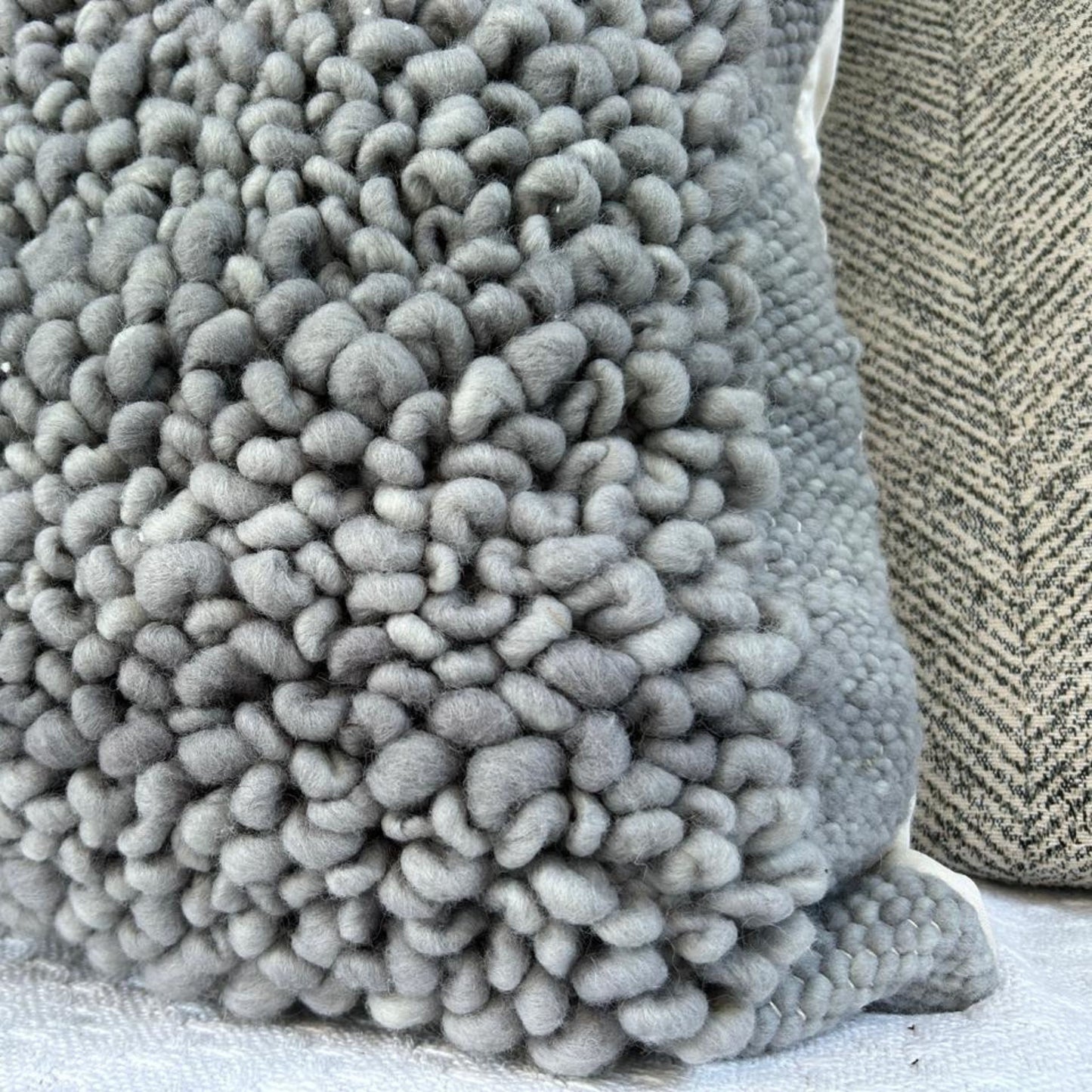 Knox Cushion Cover Grey